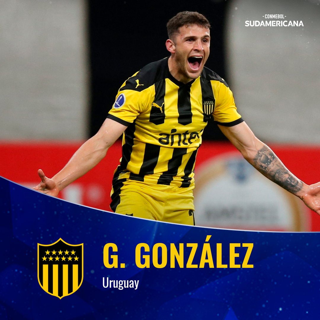 Sudamericana's tweet photo. 🇺🇾🔥 ¡Los jugadores de la CONMEBOL #Sudamericana convocados por @Uruguay para la @CopaAmerica!

🟡⚫ En @OficialCAP: Giovanni González y Facundo Torres. https://t.co/m4io8PgxyT