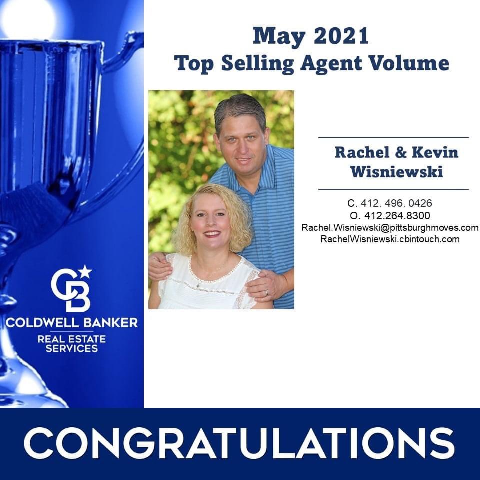 soldbyrachelw's tweet image. We are blessed to be the Top Selling Agent Volume for May for Coldwell Banker Airport Office. We couldn’t do it without our wonderful clients. We are blessed to have your support us. We are looking forward to an even busier summer. 😊🏡❤️ #CB #cbpgh #makeyourmark #coldwellbanker