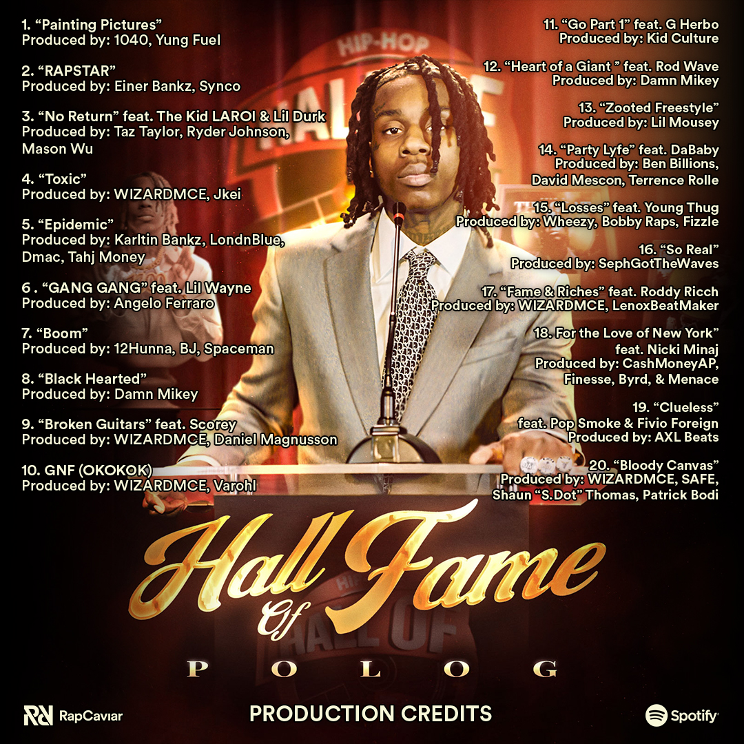 Salute to all the producers on <a href="/Polo_Capalot/">Polo.G🐐</a>’s Hall of Fame 🏆
