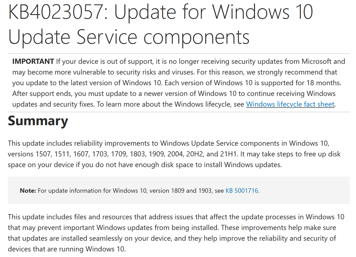 windows 10 1511 to 1703