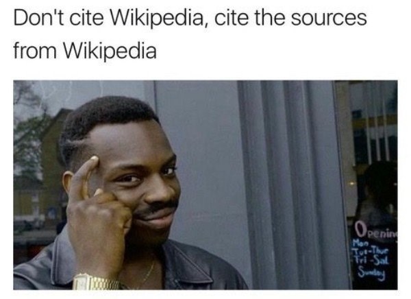 AssignmentMagic's tweet image. Hear one, Hear all 🙃🙃
#Wikipedia #Citations #Reference #Students #magicassignment #academichelp