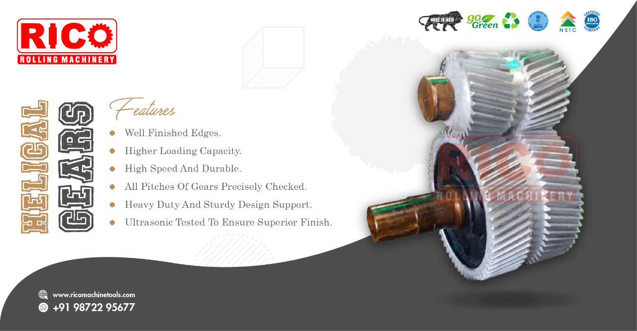 Rico Machine Tools We Use The Best World Class Raw Materials For These Helical Gears Manufacturing Metoo Icon नहर म जहर Sanghiman Bjplootingindia Bairavaa Happybirthdaynbk Lovedthefamilyman2 Loveyousamantha
