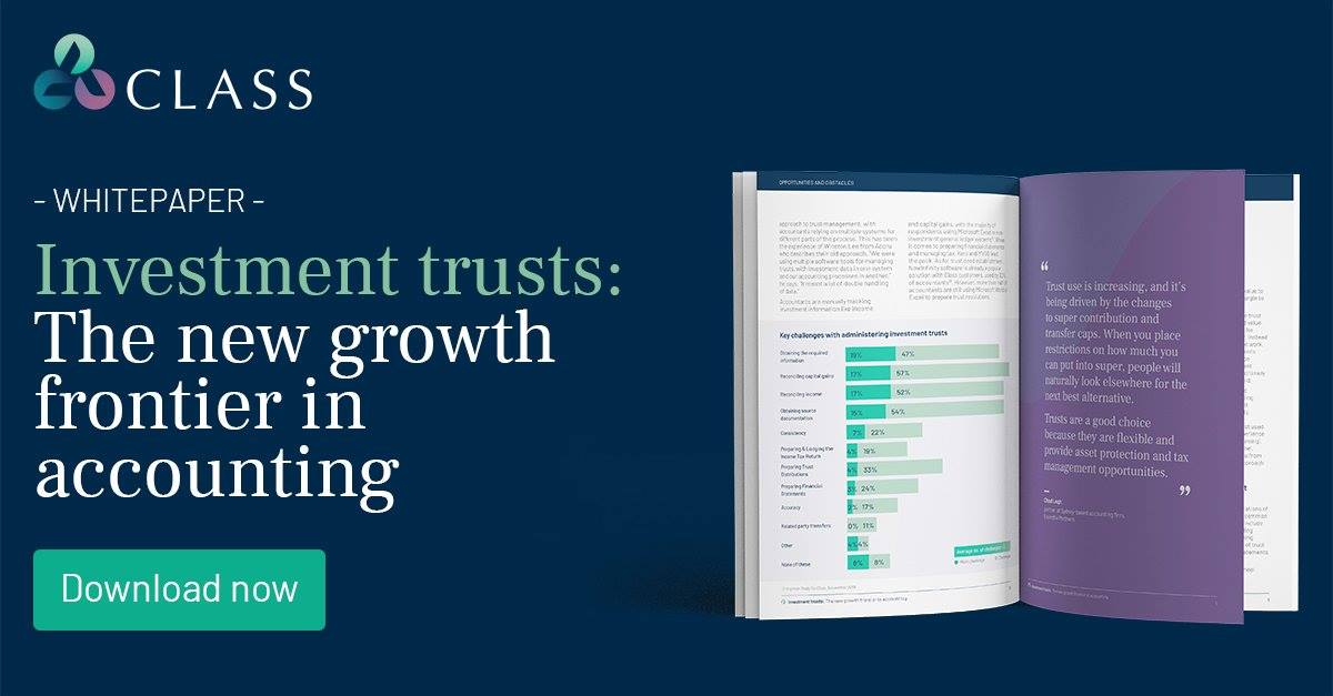 Investment #trusts are emerging as a prime opportunity for your firm. What can you do to meet this demand? @Class_Limited Trust can help you automate your trust #administration, scale up your operations and improve client service levels. LEARN MORE: bit.ly/3gf3pcN