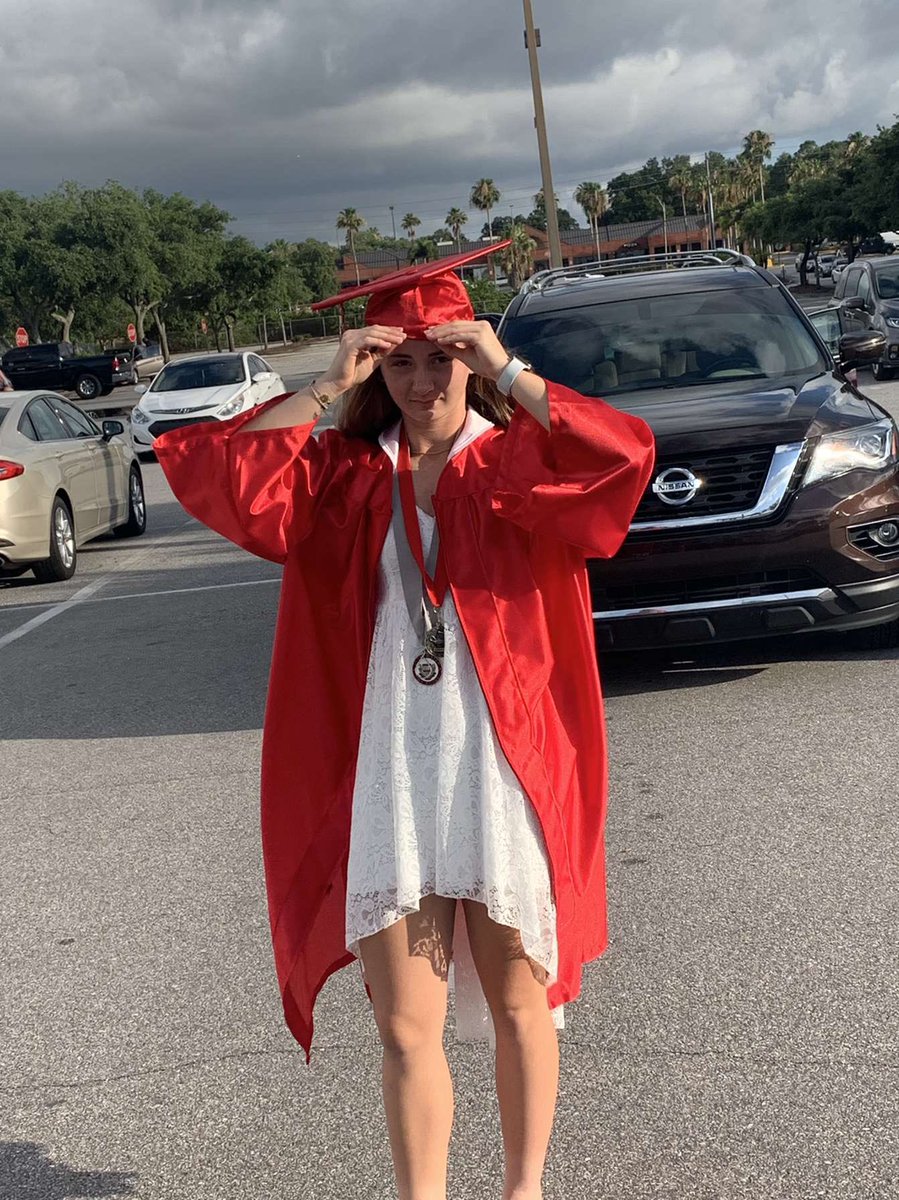 therealcindaa's tweet photo. Congratulations Daria, 
You deserve so much.. and i’m so proud of you and what your becoming! Collage here we come🎓❤️🤍 #CTFamily @ClearwaterFlag https://t.co/DmaFUJ09mx