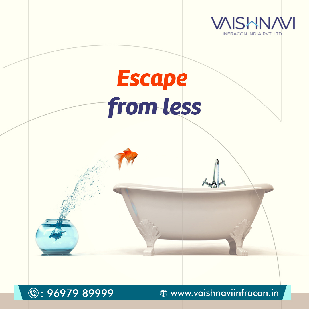 viiplhyd's tweet photo. There is less. Here is more. Where is more? Watch out for the reveal of more...
#UpcomingProject #EscapefromLess #LesstoMore #Vaishnavi #VaishnaviInfracon #BestBuildersinHyderabad #BestRealEstateCompany #MagicalHomes https://t.co/jKZ92sTEru