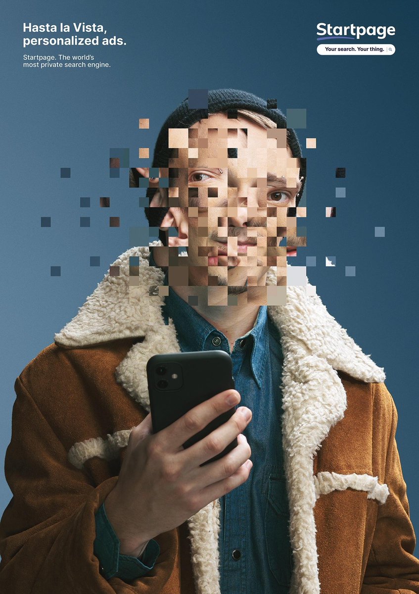 AdAddictTH's tweet image. Print จาก Startpage ที่นิยามตัวเองเป็นเสิร์ชเอ็นจิ้นที่เป็นส่วนตัวที่สุดในโลก ผู้คนสามารถค้นหาอะไรก็ได้ในขณะที่ยังไม่เปิดเผยตัวตน

Agency: Foundry Berlin
Client: Startpage.de

#AdAddict #AdsOfTheDay #Startpage