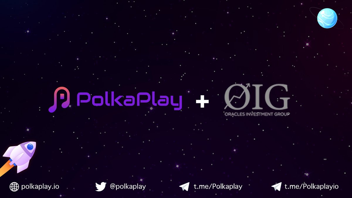 Investor Spotlight - OIG✨

🎯We’re proud to introduce our investors, @Oiggroup, one of the most trusted blockchain capital firms. OIG has made a strategic investment in PolkaPlay to support us for a successful launch and platform growth.

#InvestorSpotlight #POLO