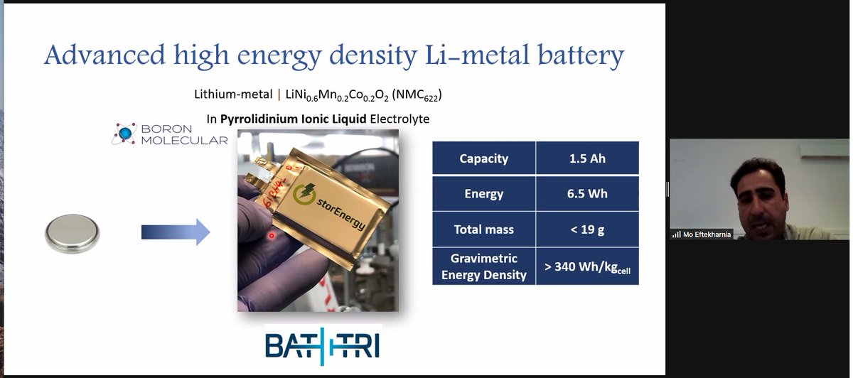 Maria Forsyth (@professormaria) on Twitter photo PhD Student and <a href="/DeakinIfm/">Deakin IFM</a> 's @BatTRIHub research engineer is talking about his project on safe high energy density Li metal batteries at storEnergy symposium. PhD Student and <a href="/DeakinIfm/">Deakin IFM</a> 's @BatTRIHub research engineer is talking about his project on safe high energy density Li metal batteries at storEnergy symposium.