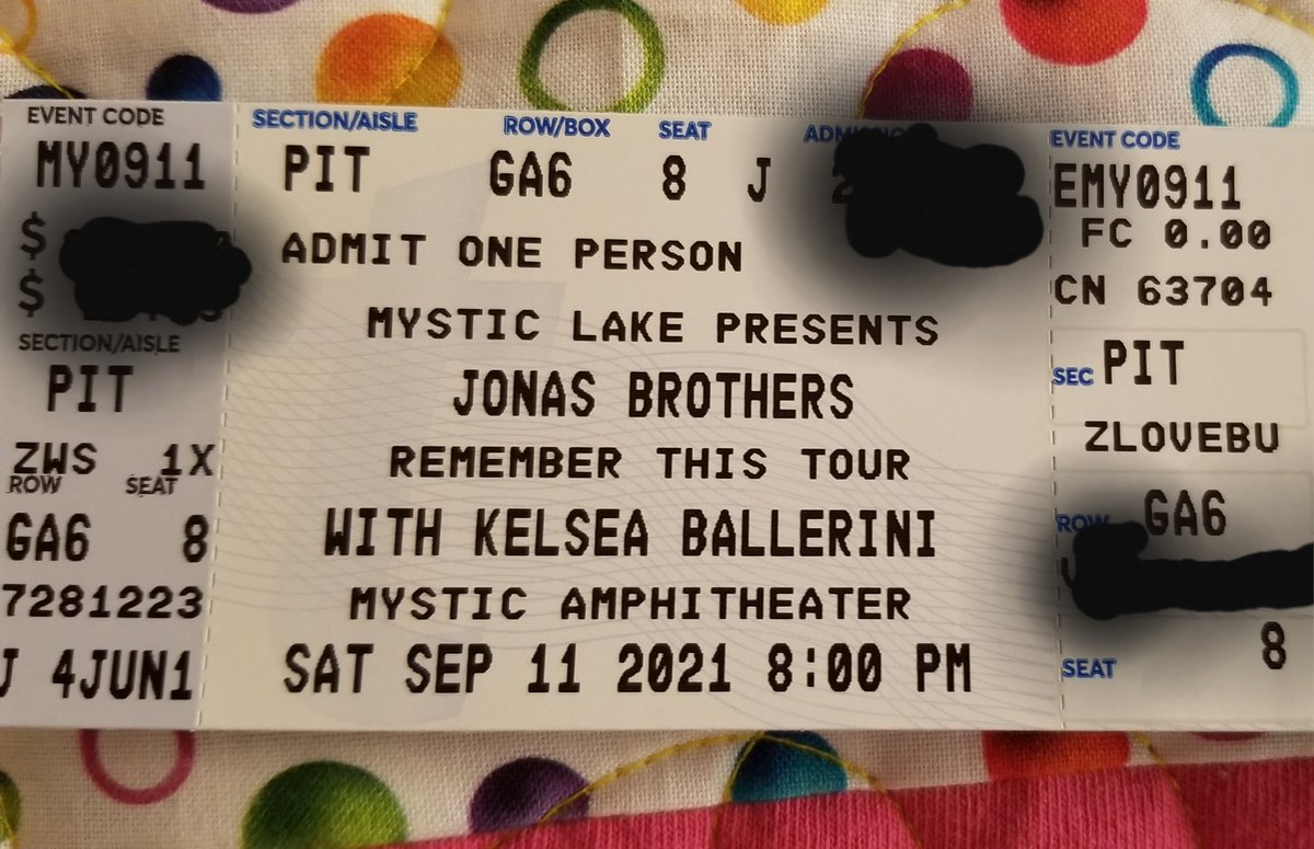 Miss_Erin02's tweet photo. Look what arrived in the mail today @jonasbrothers can't wait to get my concert fix and check you off my bucket list of concerts. I hope there's lots of confetti! 🎉🎉🎉 I'm attending my first 🙂#JonasBrothers concert  #RememberThisTour @joejonas @nickjonas @kevinjonas https://t.co/iYZUQdxFCt