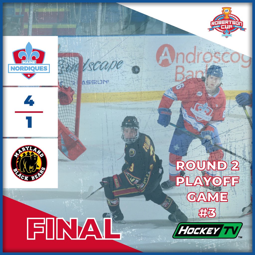 NORDS SWEEP THE SERIES! They're headed to the Final Four in Minnesota! Final Score of 4-1 Final goals by Strauss assisted by Pattison &amp; Vercellono. 4th Goal by Pattison assisted by Strauss &amp; Pattison! Great Job Nords! #ROLLNORDS #roadtorobby #NAHL #robertsoncup #playoffs