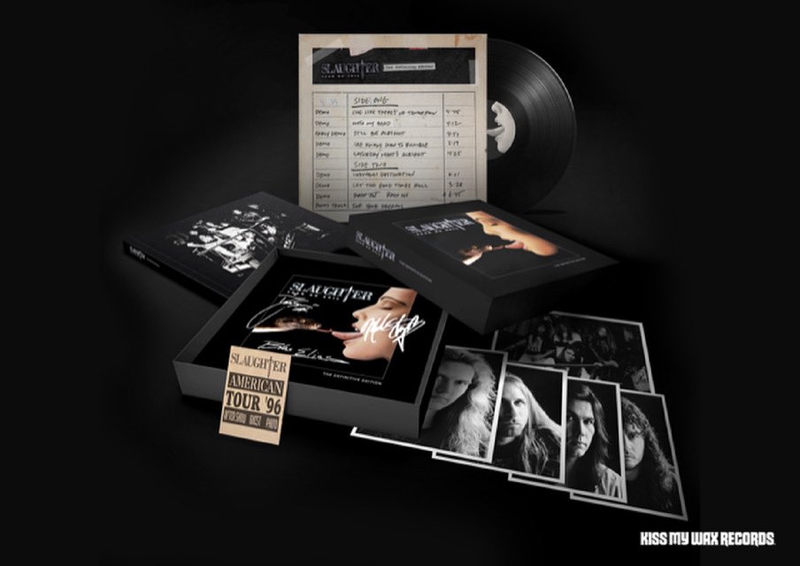 Officially less than 100 box sets left of Slaughter - ‘Fear No Evil’ The Definitive Edition! So don’t wait or you’ll miss out! Head to kissmywaxrecords.com to pre-order today (expected deliver Sept 2021) <a href="/markslaughter33/">Mark Slaughter</a> <a href="/EddieTrunk/">Eddie Trunk</a> <a href="/BLABBERMOUTHNET/">BLABBERMOUTH.NET</a> <a href="/blaselias/">blas elias</a> <a href="/UltClassicRock/">UltimateClassicRock</a>