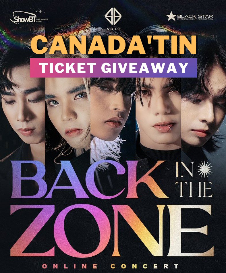 SB19TeamCanada's tweet photo. 🍁CANADA'TIN: Back In The Zone Tickets Giveaway🍁

Follow the mechanics below to qualify for 22 GenAd tix 

Google Form: https://t.co/V4xp70qzVc

You can submit your entries until 12PM PHT June 12th

@SB19Official #SB19

#AHJustin
#100AsianHeartthrobs2021 https://t.co/Y2dLF7J3C7