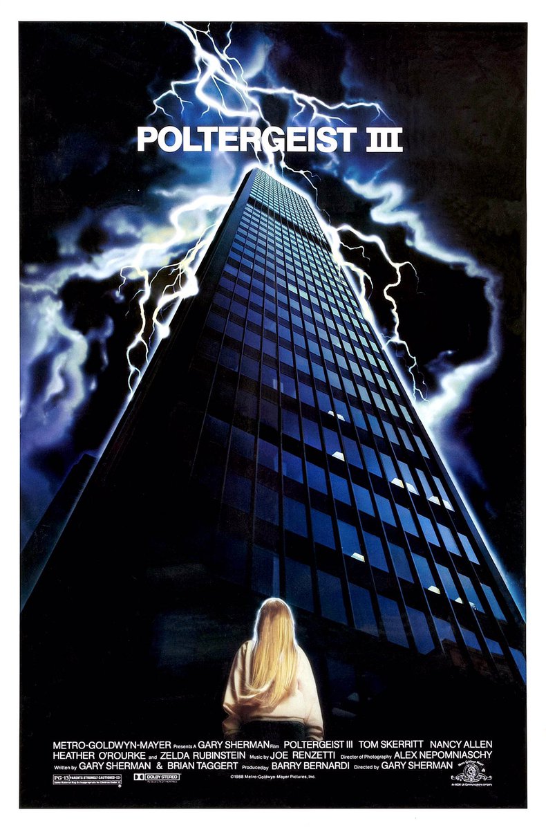 FilmNewsNos's tweet photo. 🎬MOVIE HISTORY: 33 years ago today, June 10, 1988, the movie 'Poltergeist III' opened in theaters!

#TomSkerritt #NancyAllen #HeatherORourke #ZeldaRubinstein #LaraFlynnBoyle #RichardFire #NathanDavis #KipleyWentz https://t.co/I19zOwwkFr