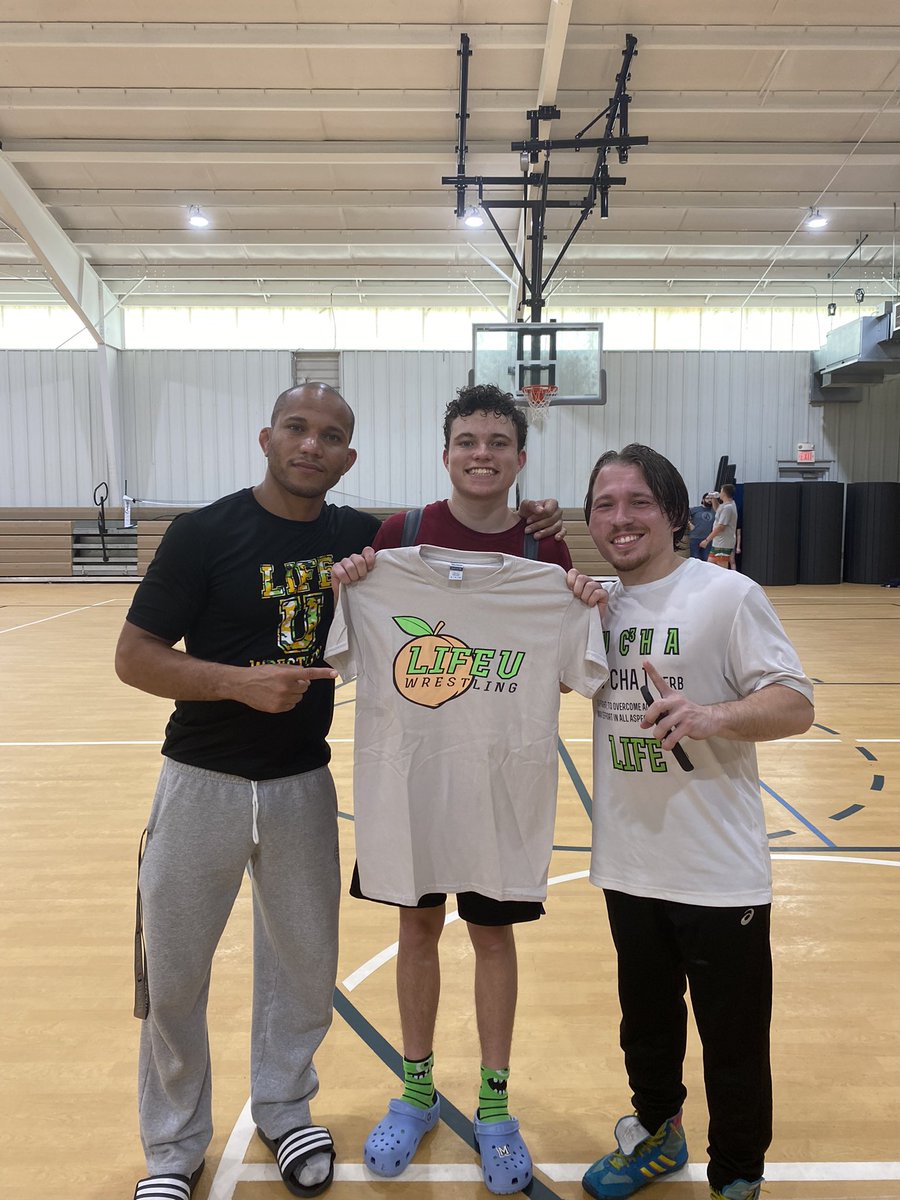 Amazing time at @Lifeuwrestling camp! Putting in that off-season work!🔥