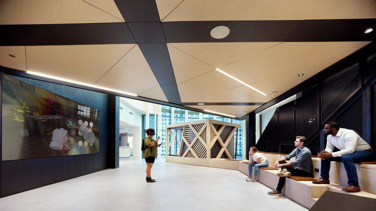DIRTT's tweet photo. We’re thrilled to announce that #DIRTT and @WareMalcomb won the People's Choice @IIDAIllinois RED Award for the redesign of our Chicago DIRTT Experience Center! A big thank you to @IIDAIllinois, everyone who voted for this space, and the talented team who worked on this project. https://t.co/QOAASlm0YK