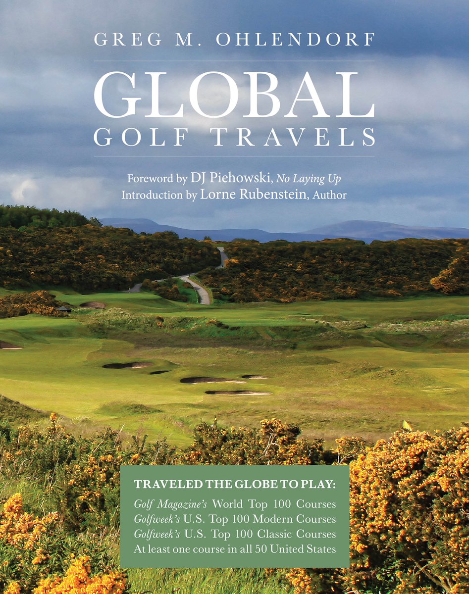 Check out my new book, Global Golf Travels. Available at globalgolftravels.com. #golf #travel #worldtop100