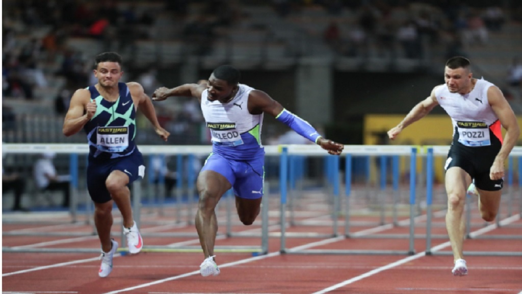 Omar McLeod sets new world lead at Florence Diamond League