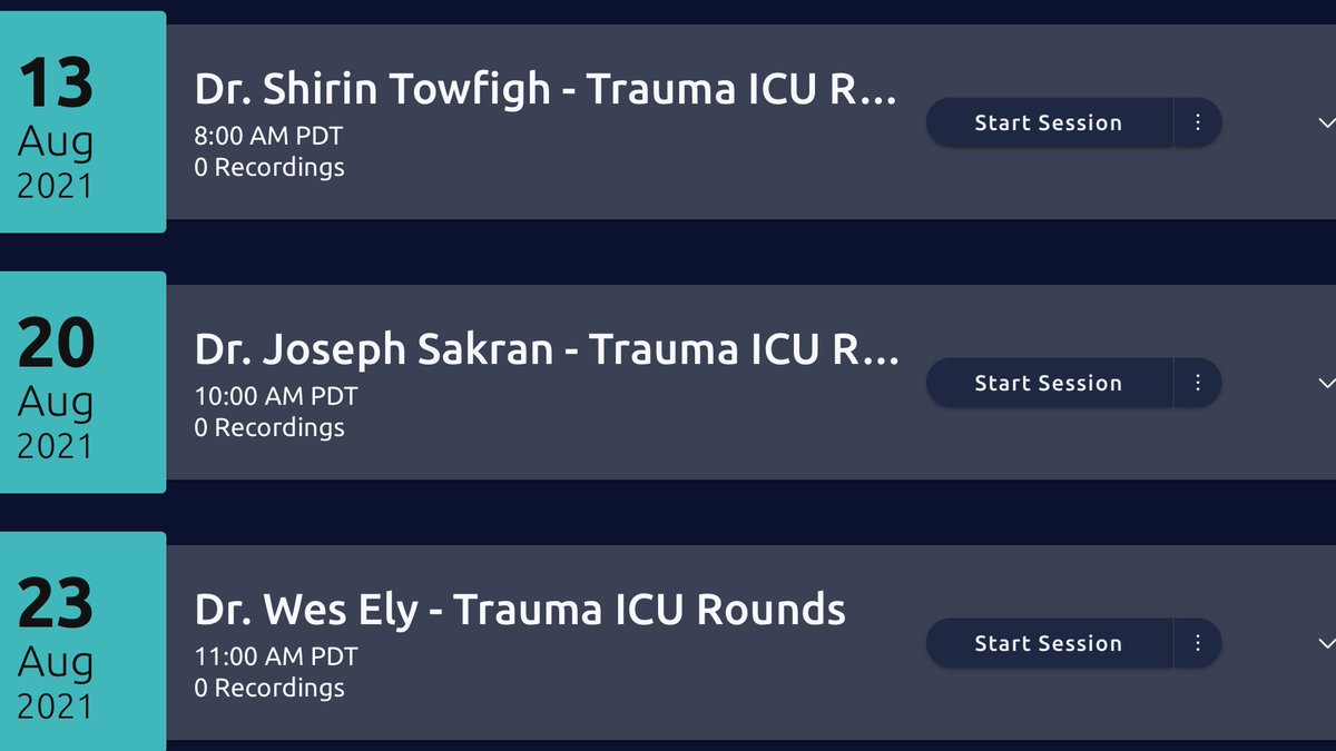 Super EXCITED for this ALL-STAR lineup of guest professors who will be joining us on Rounds over the course of the next few months!! Be sure to TUNE IN!! 

#medtwitter #MedStudentTwitter <a href="/traumadoctors/">AAST</a> <a href="/SCCM/">SCCM</a> @EAST_Traumacast <a href="/KwadCast/">Solving Healthcare</a> #podcast