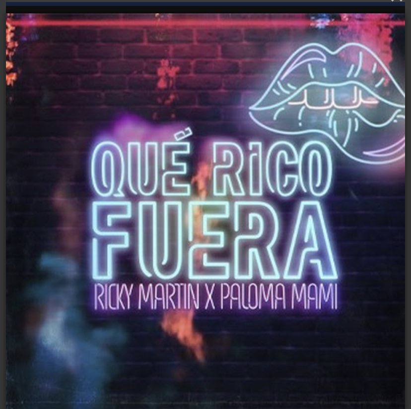 RICKY MARTIN con PALOMA MAMI lanzan “QUÉ RICO FUERA”manuplay.cl/2021/06/10/ric…