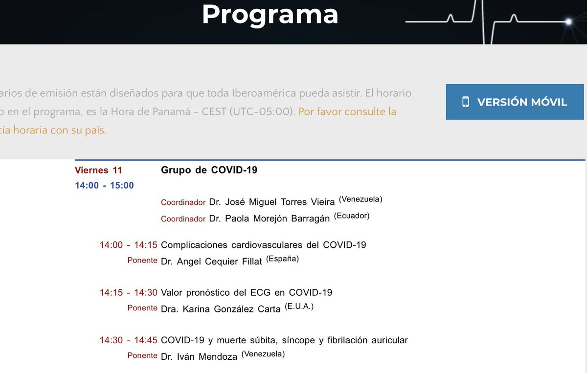 Ivan Mendoza (@mencardio) on Twitter photo COVID-19 en <a href="/CongresoSIAC/">Congreso SIAC</a> <a href="/torresviera/">José Miguel Torres Viera</a> <a href="/AngelCequier/">Ángel Cequier</a> <a href="/ivanovich13/">Ivan Mendoza</a> <a href="/paomorejon/">Paola Morejón Barragán</a> <a href="/adribaran/">Adrian Baranchuk MD FACC FRCPC FCCS FSIAC</a> <a href="/asosaliprandi/">Alvaro Sosa Liprandi</a> @fernando_wyss <a href="/gonzaeperez/">Gonzalo Perez</a> <a href="/SIAC_cardio/">SIAC</a> <a href="/CardiologiaSVC/">Sociedad Venezolana de Cardiología</a> <a href="/Risantilopezcar/">Ricardo Lopez Santi</a> <a href="/ManlioMarquez/">Manlio Márquez Murillo</a> <a href="/igormorr/">Igor Morr</a> <a href="/DrPontecarlosi/">Carlos I Ponte N</a> <a href="/ernestocardio/">Ernesto Rodríguez H</a> <a href="/Lguevaramath/">Lempira Guevara Matheus</a> <a href="/rigotordoc/">Dr Rigoberto Marcano: Médico internista</a> <a href="/jjamaro/">Juan José Amaro A</a> <a href="/imt_ucv/">Instituto de Medicina Tropical UCV</a> COVID-19 en <a href="/CongresoSIAC/">Congreso SIAC</a> <a href="/torresviera/">José Miguel Torres Viera</a> <a href="/AngelCequier/">Ángel Cequier</a> <a href="/ivanovich13/">Ivan Mendoza</a> <a href="/paomorejon/">Paola Morejón Barragán</a> <a href="/adribaran/">Adrian Baranchuk MD FACC FRCPC FCCS FSIAC</a> <a href="/asosaliprandi/">Alvaro Sosa Liprandi</a> @fernando_wyss <a href="/gonzaeperez/">Gonzalo Perez</a> <a href="/SIAC_cardio/">SIAC</a> <a href="/CardiologiaSVC/">Sociedad Venezolana de Cardiología</a> <a href="/Risantilopezcar/">Ricardo Lopez Santi</a> <a href="/ManlioMarquez/">Manlio Márquez Murillo</a> <a href="/igormorr/">Igor Morr</a> <a href="/DrPontecarlosi/">Carlos I Ponte N</a> <a href="/ernestocardio/">Ernesto Rodríguez H</a> <a href="/Lguevaramath/">Lempira Guevara Matheus</a> <a href="/rigotordoc/">Dr Rigoberto Marcano: Médico internista</a> <a href="/jjamaro/">Juan José Amaro A</a> <a href="/imt_ucv/">Instituto de Medicina Tropical UCV</a>