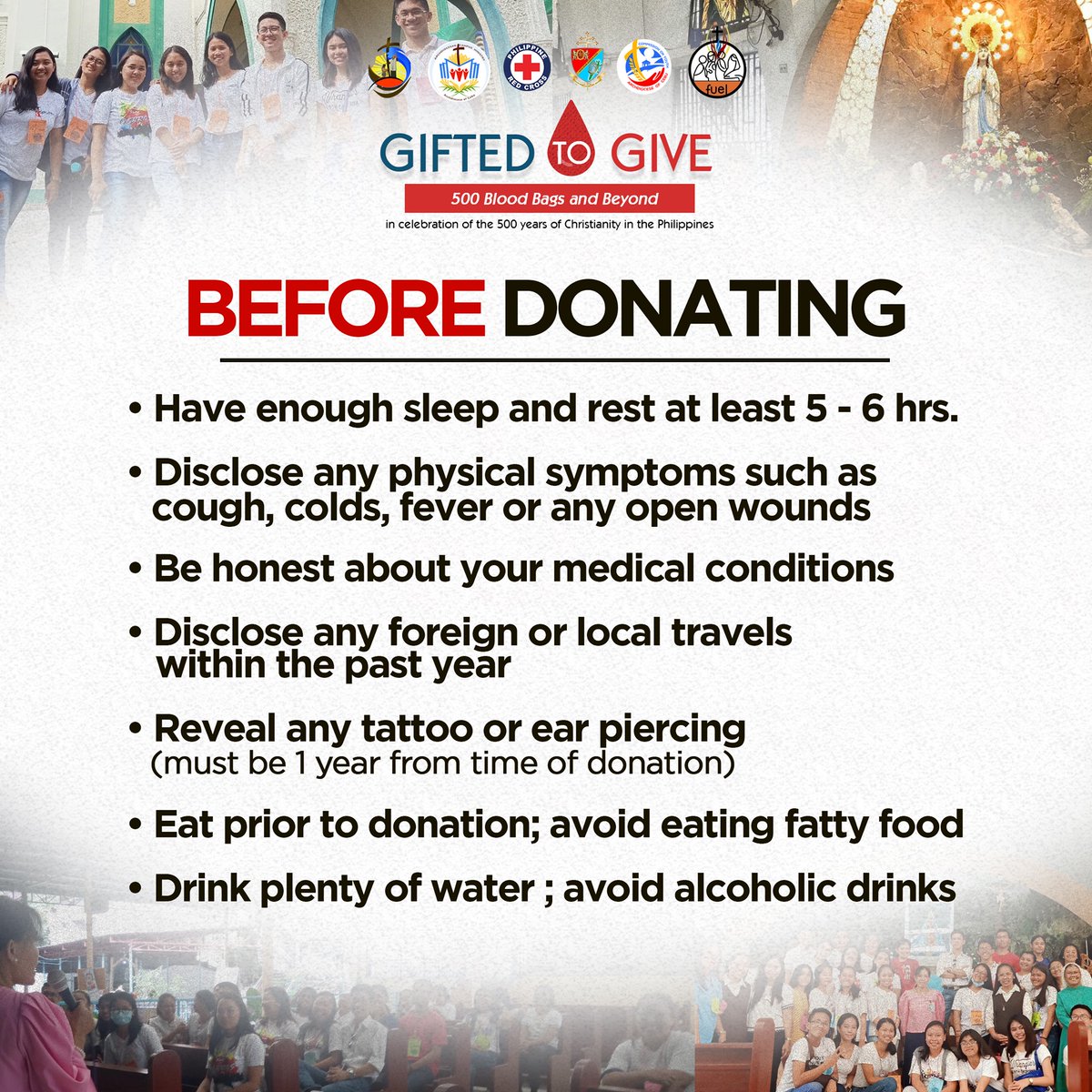 sugbosimbahan's tweet photo. CALLING ALL BLOOD DONORS! π£
To know more please click the link below!
https://t.co/BULvn0gLJu
Come be a blood donor and help save lives! β€οΈ
To register, please click on the link below.
https://t.co/XDM8PfIc3g #FUEL #BloodDonation #BloodLetting #RedCrossPH #RedCrossCebu https://t.co/frxzUVdZja