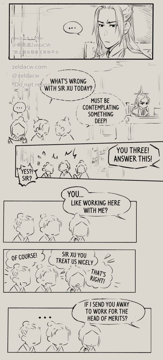 ⭕️Mo Xuanyu (of MDZS)  Underworld story comic update (1/2) 