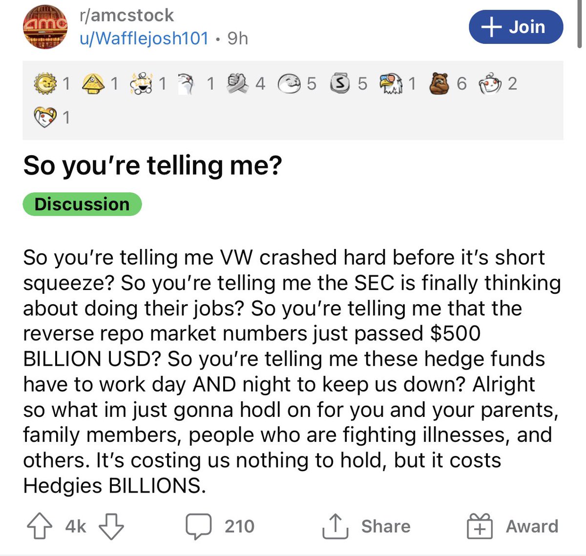 fuckfentanyl's tweet photo. 🥳 $AMC trust the process 🙏 https://t.co/Ktn2HBDZeR