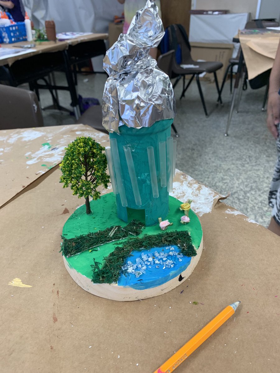 jdriceart's tweet image. Recyclable fairy houses #spsartworks ⁦@Sequiota⁩