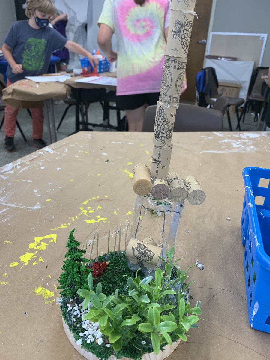 jdriceart's tweet image. Recyclable fairy houses #spsartworks ⁦@Sequiota⁩