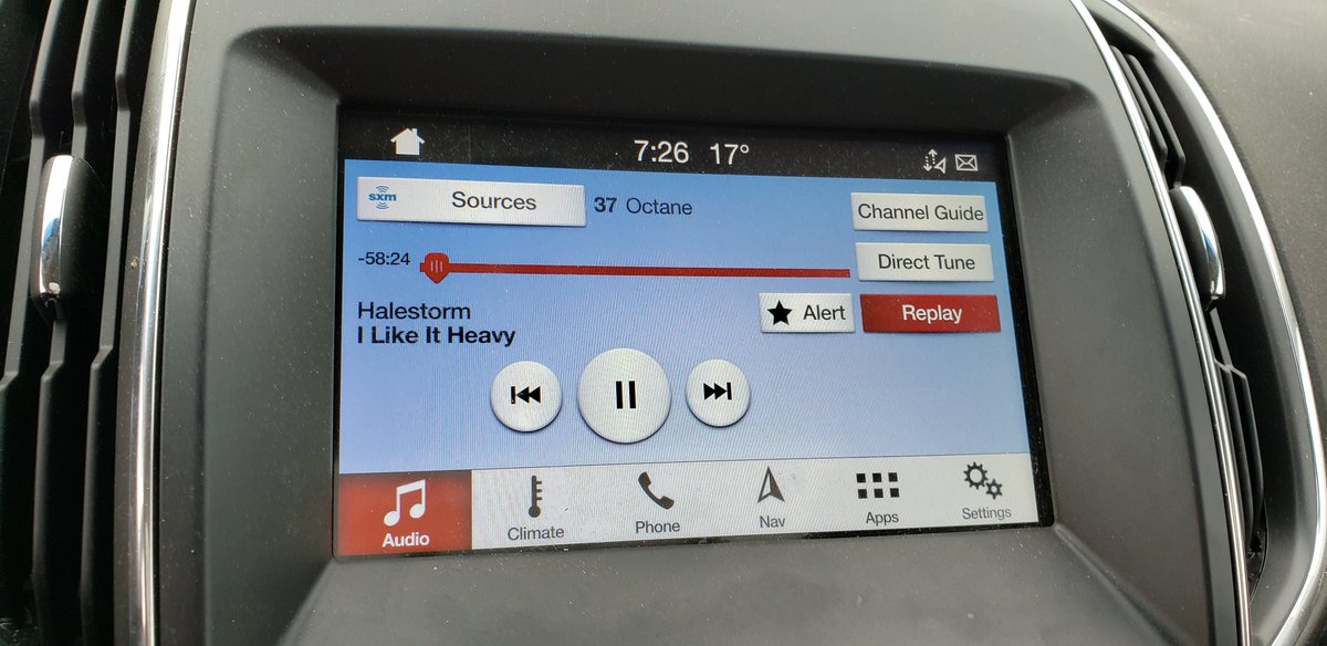 EBDalton's tweet photo. I love when I can listen to the same song for an hour and hear #nofuckingcommercials #currentobsessions 

So much better than #youtube 
@anygivensinband @Halestorm @conquerdivide @SXMOctane https://t.co/Rv6FVg16Q2