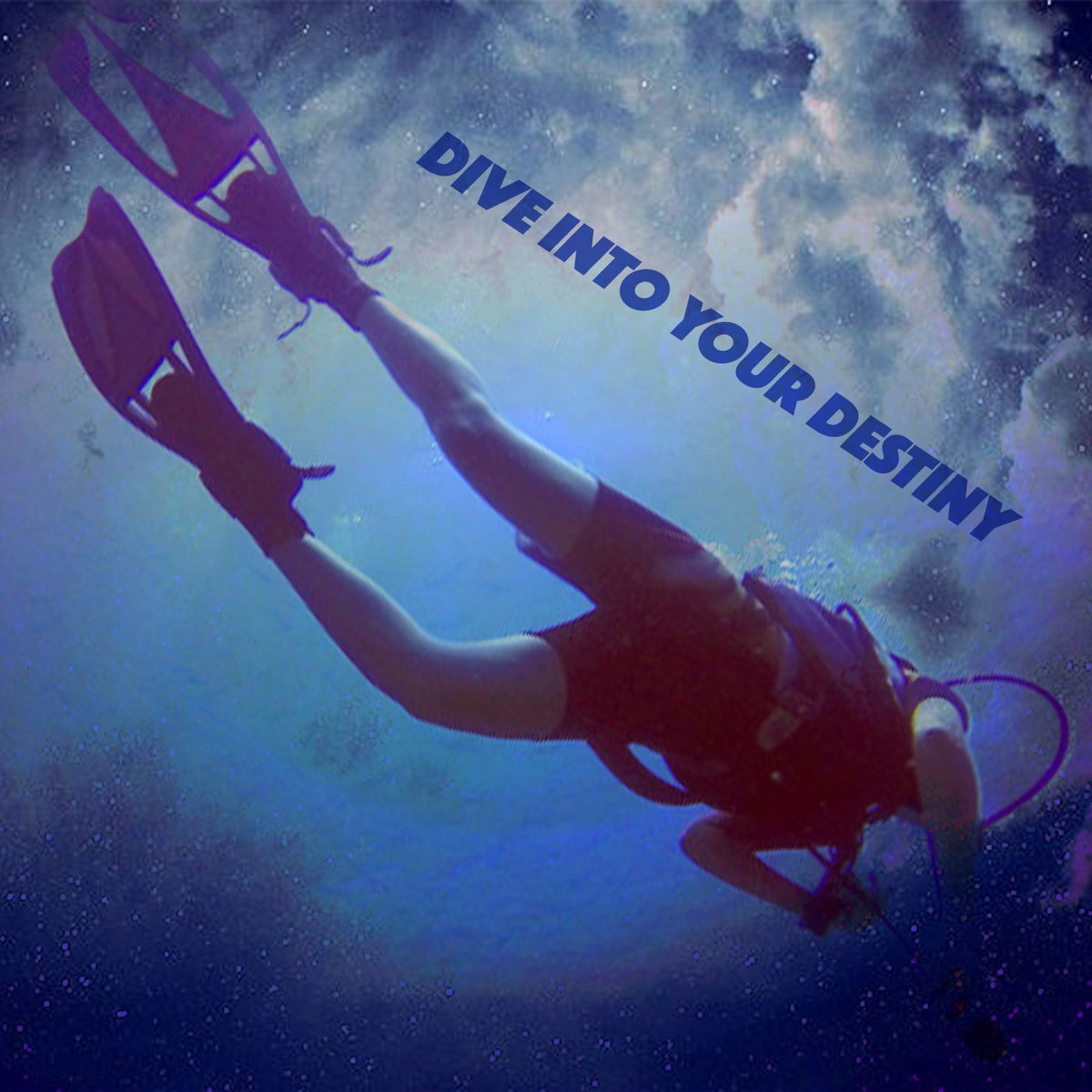 Don’t be afraid to dive into the unknown and face your fears - that’s the only way to reach the next level! 
#ZIGGY #dive #destiny #Motivation #inspiration #Graphic #scuba #Respectfully