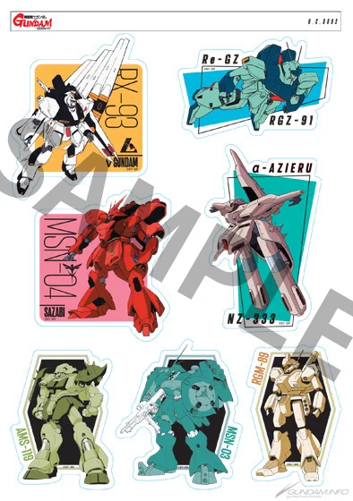 k0420-03★ガンダム20周年記念ブックフェアオリジナルステッカー 11点 機動戦士ガンダム 閃光のハサウェイ on X: 