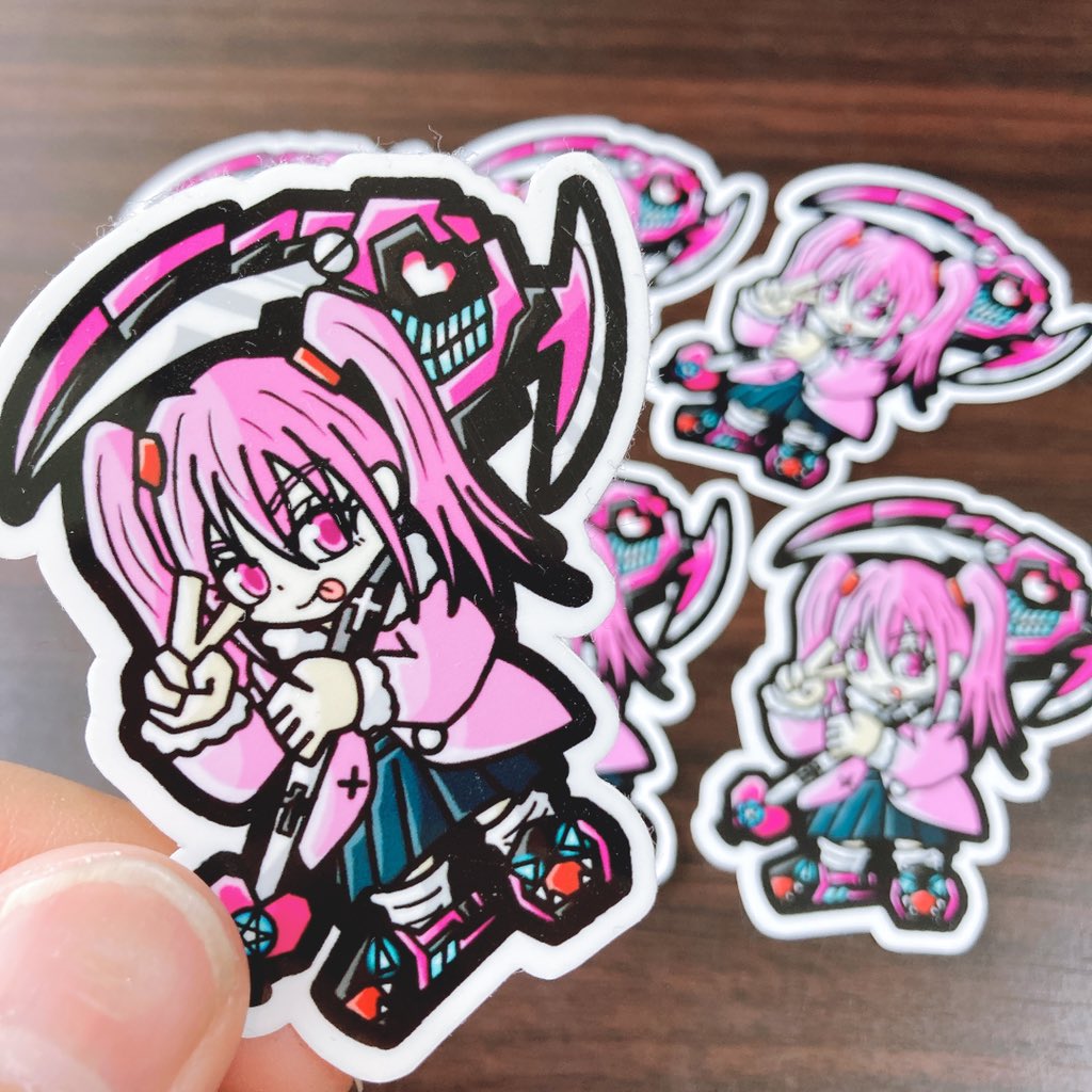 タイキくん デフォルメ絵師 A Twitter オリキャラ 名前は 鎌咲リナ ちゃんにしました ステッカーになるとかわいいな オリジナルキャラ 創作キャラ ツインテール 女の子 ピンク 鎌持ち ポップ オリジナルステッカー ステッカー 自作ステッカー タイキくん デフォルメ絵師 A Twitter オリキャラ 名前は 鎌咲リナ ちゃんにしました ステッカーになるとかわいいな オリジナルキャラ 創作キャラ ツインテール 女の子 ピンク 鎌持ち ポップ オリジナルステッカー ステッカー 自作ステッカー