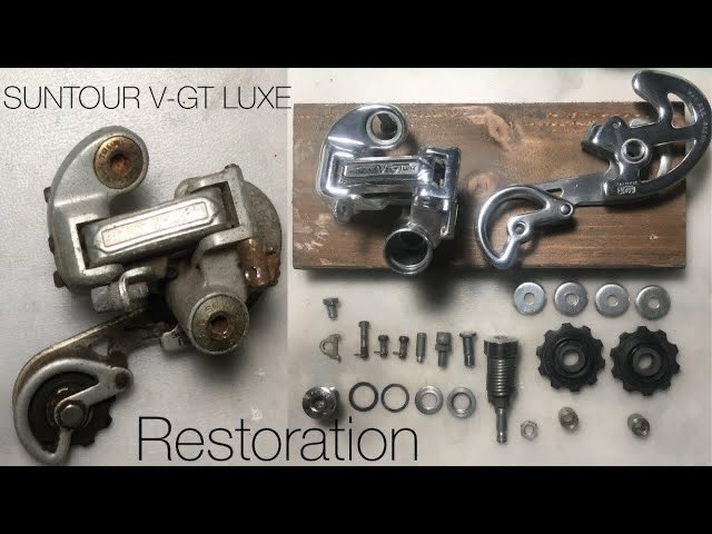 Vintage derailleur restoration (suntour v-gt luxe) youtu.be/b_hUbCL7f8g @YouTubeより