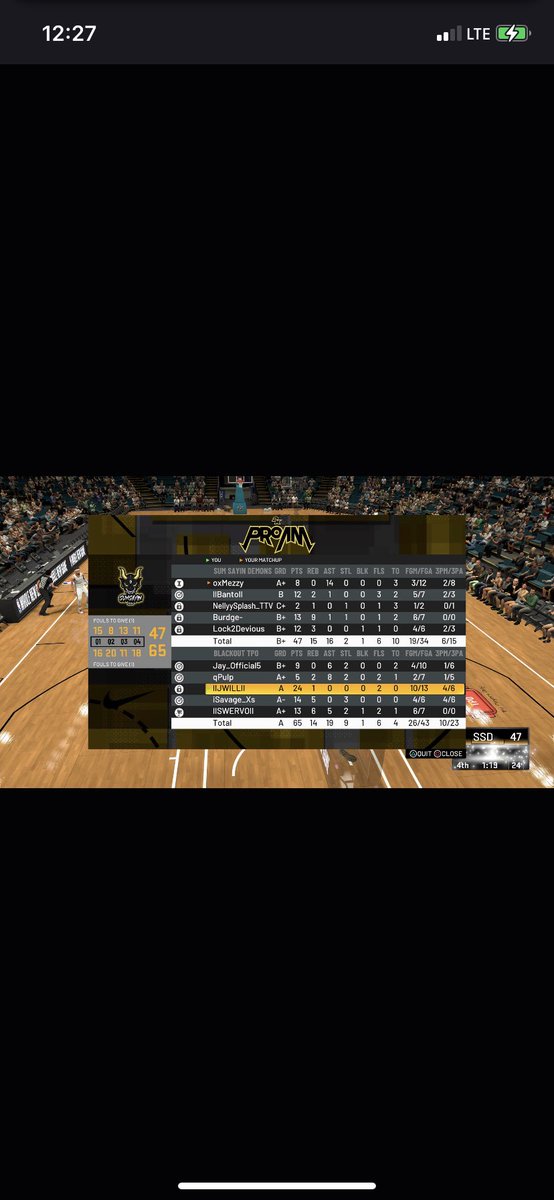 BLACKOUT over Sum-saiyain-demons games 1 and 2 <a href="/TPOLeague/">Szn13🎒</a> FINAL 4 let’s go💪🏽