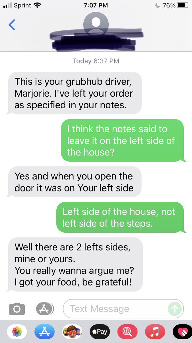 NENNJAU's tweet photo. @Grubhub had an awesome convo with one of your employees today https://t.co/QdSlE0TK24
