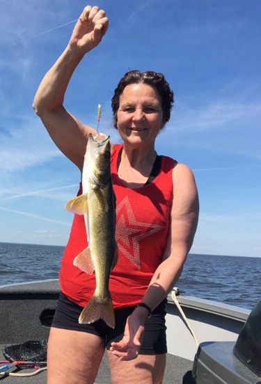 NancyLovenjak's tweet photo. Back from the cottage and fantastic fishing! #buffalopoint #pickeral https://t.co/XzAqzJere3