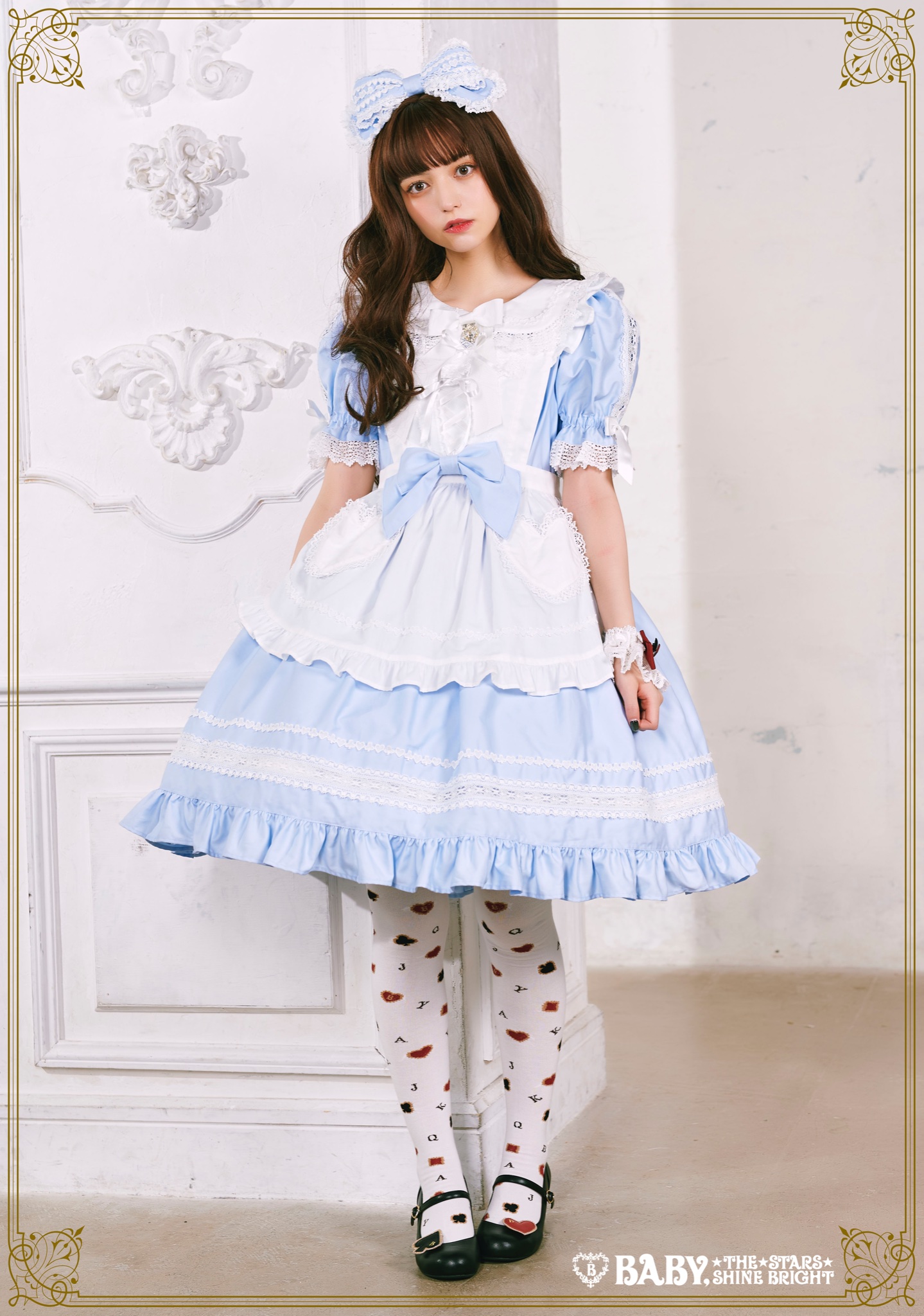 ベイビーザスターズシャインブライト ディズニー アリス コラボ ケープ 美品 ベイビーザスターズシャインブライト ディズニー アリス コラボ