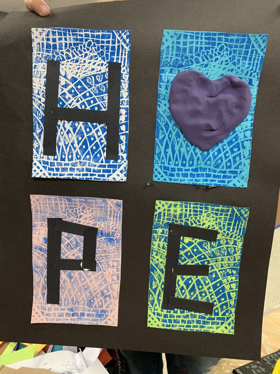 gakroenke's tweet image. Learning lots of printmaking techniques this summer 👩‍🎨❤️ @Sequiota #spsartworks #spsexplore