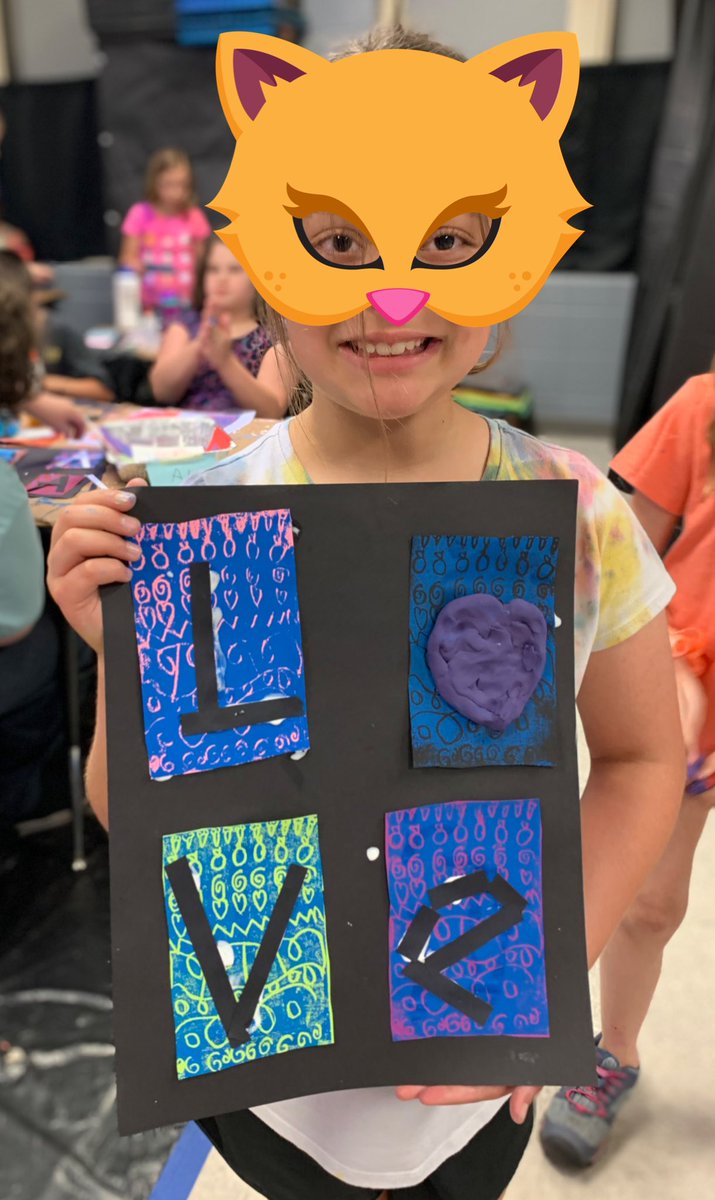 gakroenke's tweet image. Learning lots of printmaking techniques this summer 👩‍🎨❤️ @Sequiota #spsartworks #spsexplore