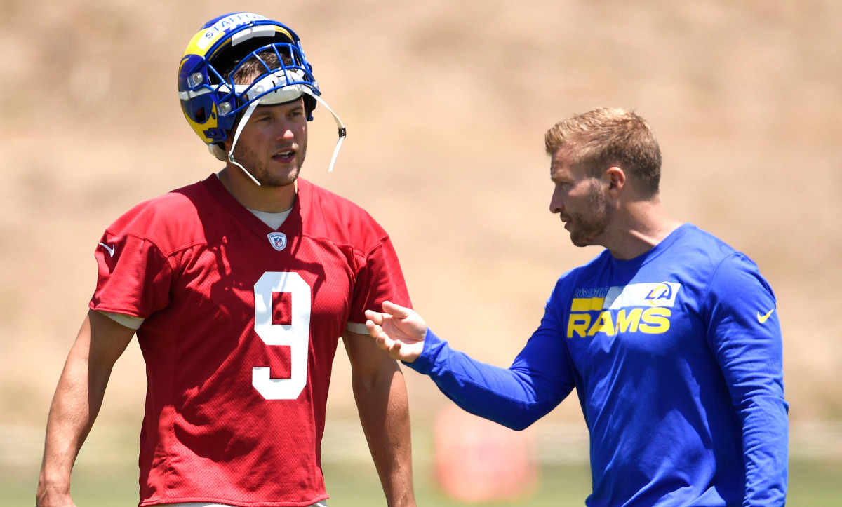 Sean McVay happier now that Matthew Stafford is in Rams' fold