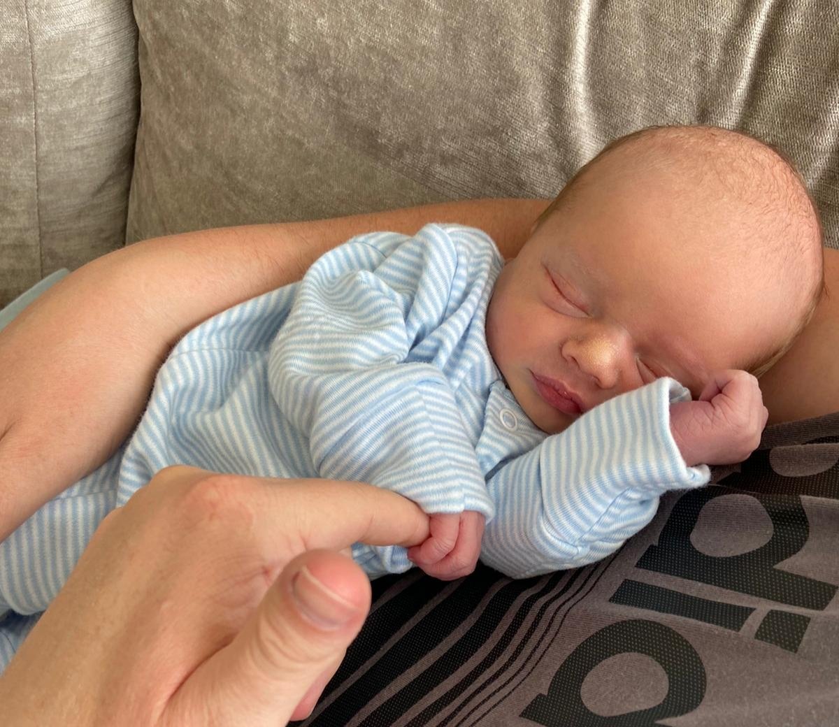 This lil man melts my heart already even if I do have to wake up at 3am only to then get peed on haha