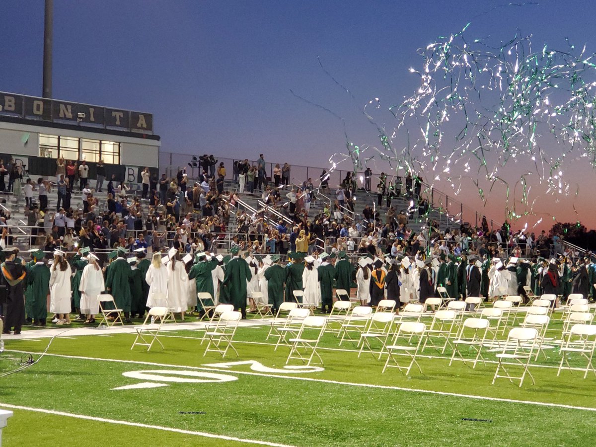 A big finish for the #Classof2021 ! Congratulations <a href="/bonitabearcats/">Bonita Bearcats</a> !