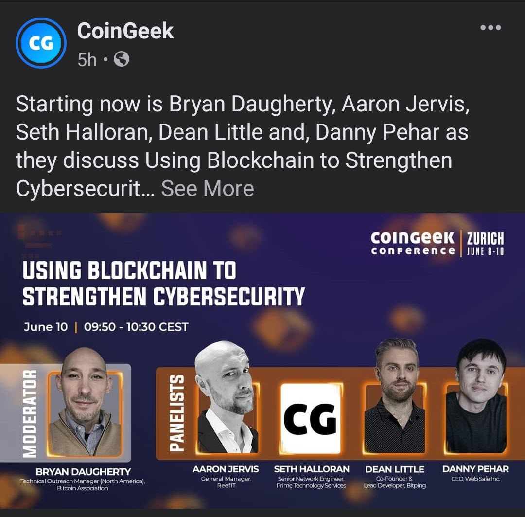 ReefInfoTech's tweet photo. When you mention you know a few things about Cyber Security.......and I'm on a panel.  

It was a little nerve racking, but we had fun and hopefully provided some good information.  https://t.co/Mpyx3AeiAj. 

Have a great weekend everyone! 
💪AJ and the Team. 💪 https://t.co/IQnosakfPE