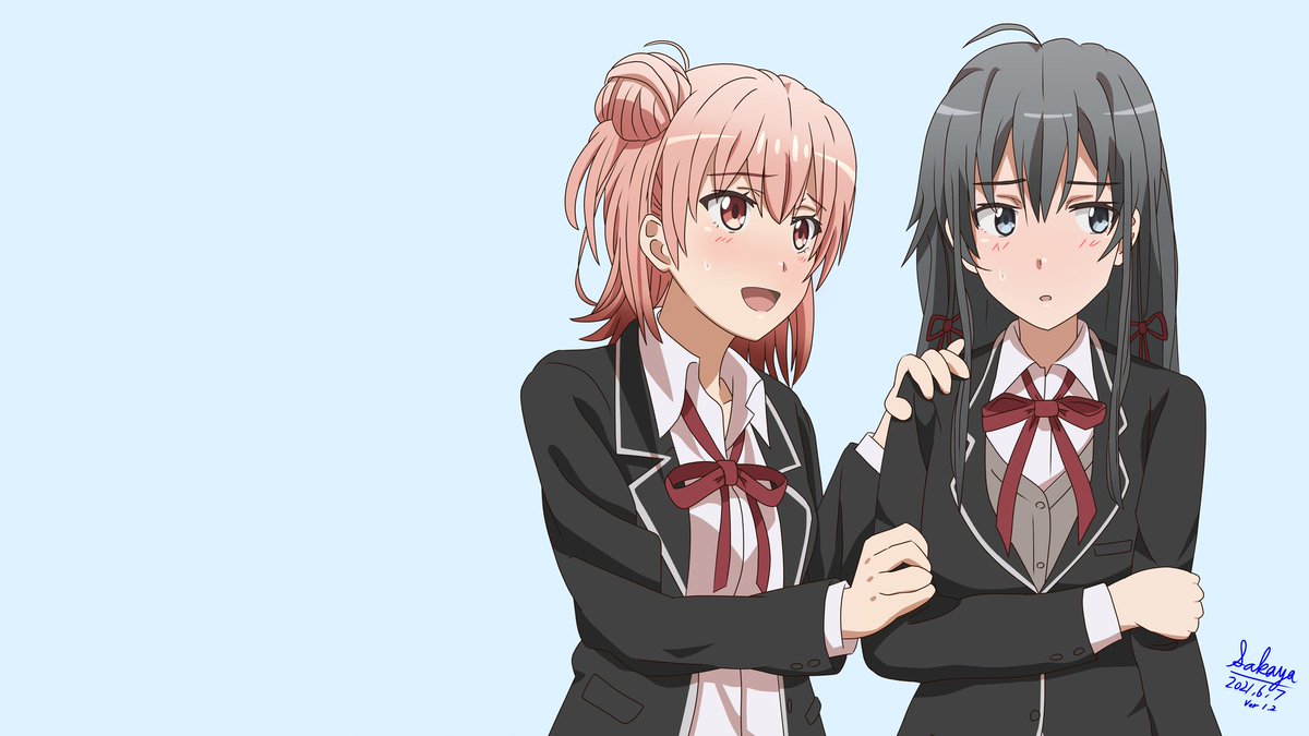 さかや パースの調整とレイヤーの順番間違いを修正してpixivのファイルを差し替えました