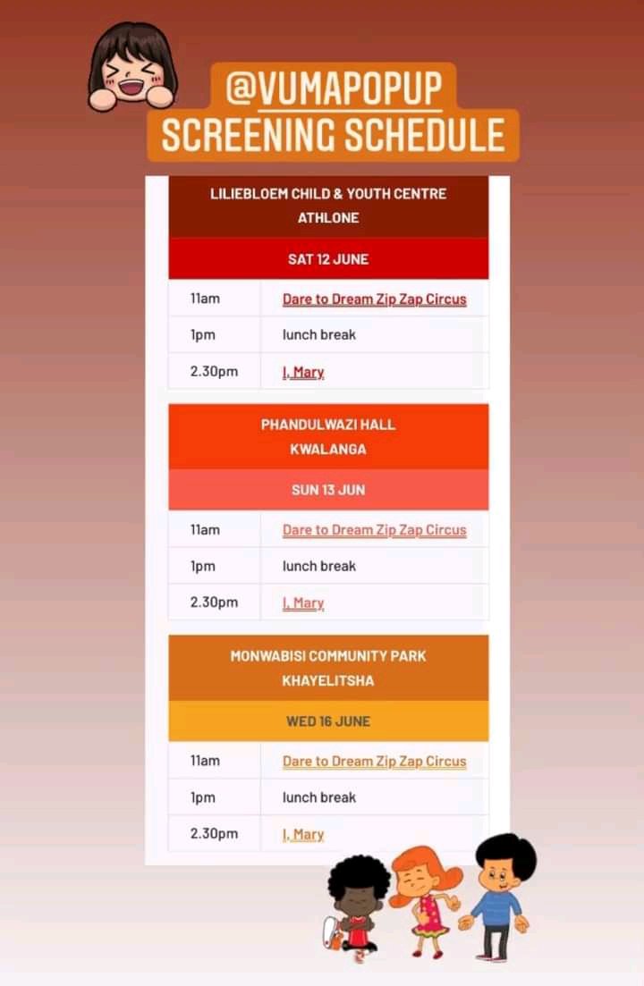 buhle_sithela's tweet photo. Vuma Popup Cinema, Selected to host 5 mobile screenings for communities in Cape Town . Athlone & Kwalanga township , Monwabisi Park Khayelitsha, Nyanga and Site b @EncountersDoc ๐๐ฌ๐๐ช #Virtuallyeverywhere #encountersdoc https://t.co/lxgx8PHH0q