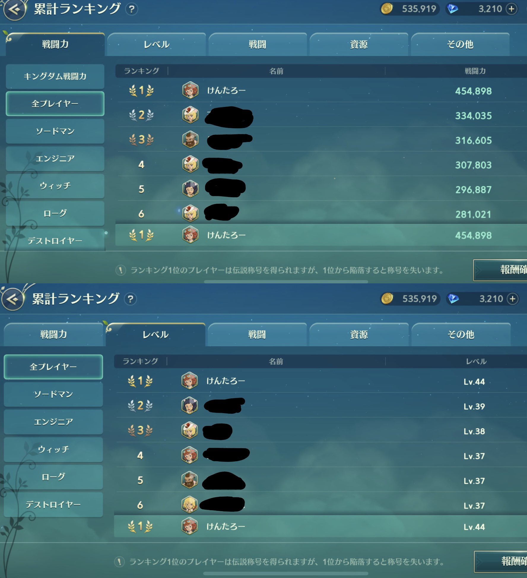 Kentaro Vtuber企画進行中 ニノクロ 二ノ国 ウマ娘 モンハンライズ ドラブラ 必見 戦闘力 Lv全鯖1位が語るlvの上げ方 めちゃlv上げについて聞かれるんで こちらに私のやり方まとめます 現在戦闘力45万 Lv44です 間も無く45に あくまで私見