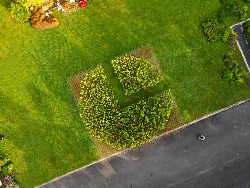 designboom's tweet image. on view at philadelphia flower show, nomad studio's kokedamas forest respects the relationship between plants and the occupants of the soil. designboom.com/art/nomad-stud…