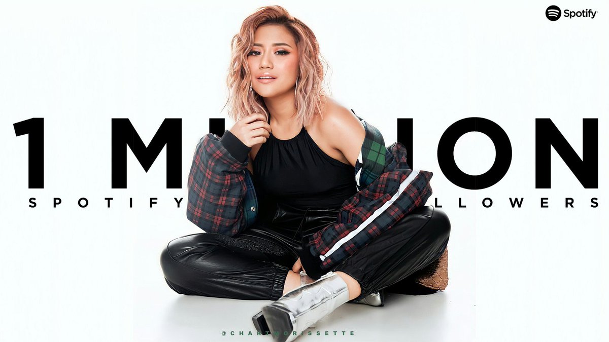 ChartMorissette's tweet photo. .@itsMorissette officially hits the mark of 1 MILLION followers on Spotify. She is the 5th Female OPM artist to ever achieved this milestone. https://t.co/mRkkjkTMx9