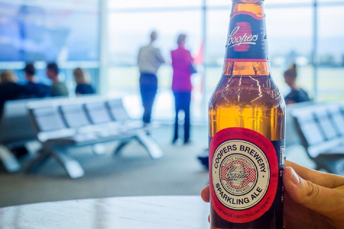 AdelaideAirport's tweet photo. Did you really catch a flight from Adelaide Airport if you didn't have a pre flight beer at @coopersbrewery? 

It's the long weekend, so we'll see you soon for a drink before you fly out ✈️

#AdelaideAirport #FlyADL #EnjoyADL #Coopers #CoopersBrewery #Beer https://t.co/SbxovOoCMV